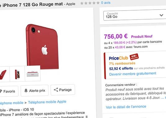 Bons Plans Priceminister : iPhone 7/ 7Plus RED, iPhone SE, Drone DJI Phantom + bons d’achat Bons Plans Priceminister : iPhone 7/ 7Plus RED, iPhone SE, Drone DJI Phantom + bons d'achat