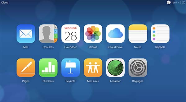 Les bulles dynamiques habillent désormais le portail iCloud