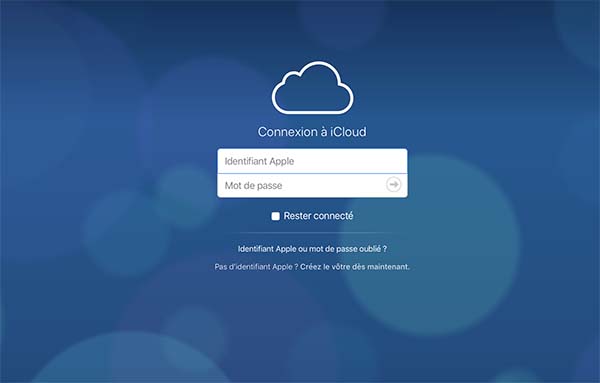 Les bulles dynamiques habillent désormais le portail iCloud
