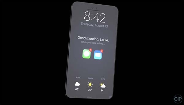 Cet iPhone 8 a t-il ses chances face au design du Galaxy S8 ?