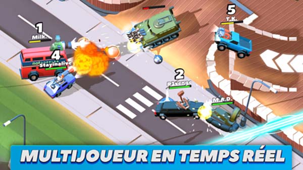 Crash of Cars : une nouvelle carte et 10 voitures supplémentaires, le tout en multijoueur !