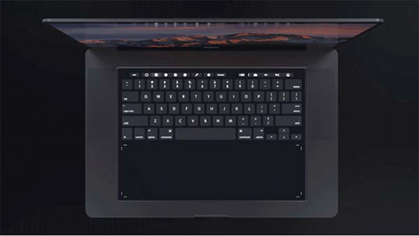 Et si le prochain MacBook Pro adoptait une surface tactile en lieu et place du clavier ? [Concept]