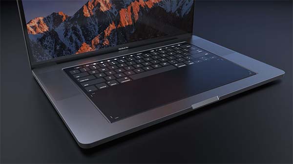 Et si le prochain MacBook Pro adoptait une surface tactile en lieu et place du clavier ? [Concept]
