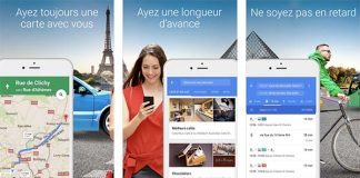 Google Maps 4.30 : nouveau widget « Itinéraire » et intégration avec iMessage