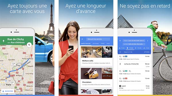 Google Maps 4.30 : nouveau widget « Itinéraire » et intégration avec iMessage