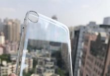 iPhone 8 : la première coque de protection avec une découpe à la verticale pour l'APN