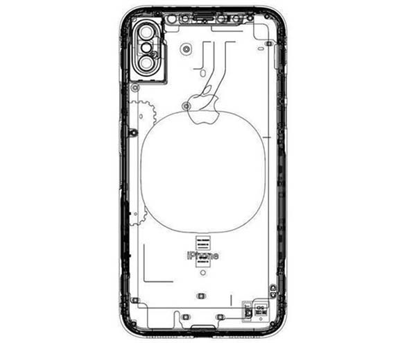 iPhone 8 : un nouveau schéma montre un module de recharge sans fil