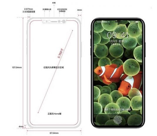 iPhone 8 : un nouveau schéma vient confirmer plusieurs caractéristiques