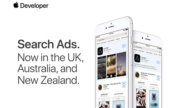 App Store : Apple lance les pubs de recherche dans trois nouveaux pays