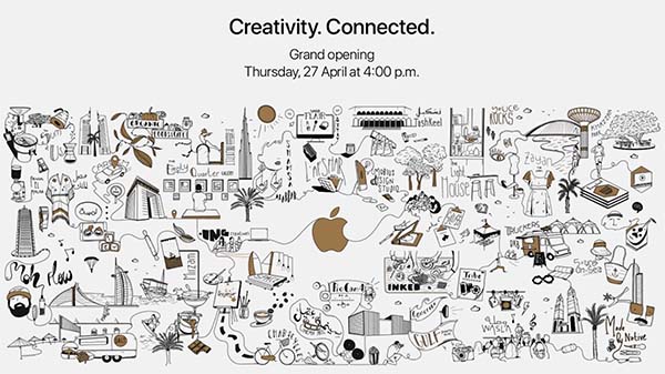 L'Apple Store au Dubaï Mall ouvrira ses portes le 27 Avril