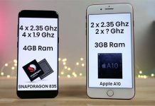 Quand l'iPhone 7 Plus se mesure au Galaxy S8 dans un test de rapidité ! [Vidéo]