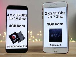 Quand l'iPhone 7 Plus se mesure au Galaxy S8 dans un test de rapidité ! [Vidéo]