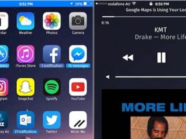UsageBarX modifie la barre d'activités sur votre iPhone et iPad [Jailbreak iOS 10]