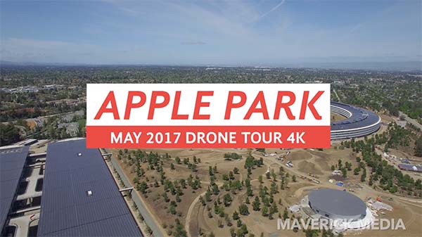 Apple Park s'offre une nouvelle vue du ciel avant son inauguration