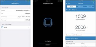 GeekBench 4 - Évaluer l’efficacité d'un dispositif iOS