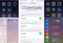 CCVertically met le Centre de contrôle à la verticale [Jailbreak iOS 10]