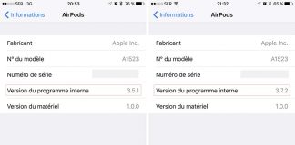 Les AirPods ont droit à une mise à niveau vers la version 3.7.2