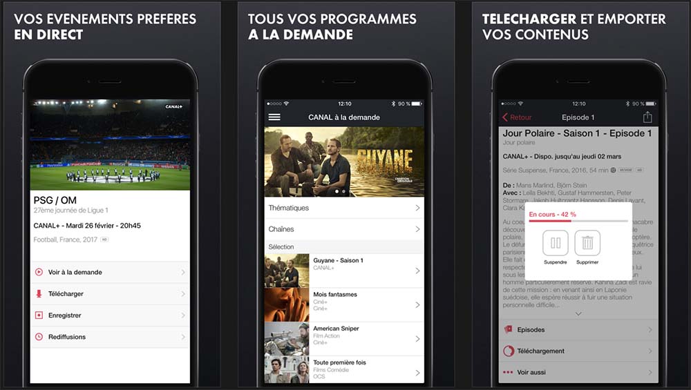myCANAL : bientôt compatible Siri et des fiches films / séries plus détaillées