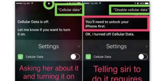 Siri permettrait à n’importe qui de désactiver les données cellulaires d’un iPhone
