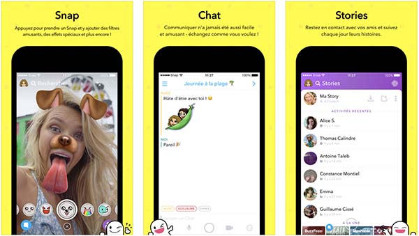 Snapchat ajoute de nouvelles fonctionnalités dans sa dernière version