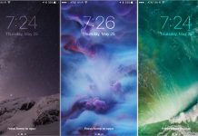 Vibrancy apporte un semblant de transparence à l'horloge