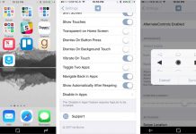 AlternateControls 2 apporte les boutons de contrôle Android dans iOS 10