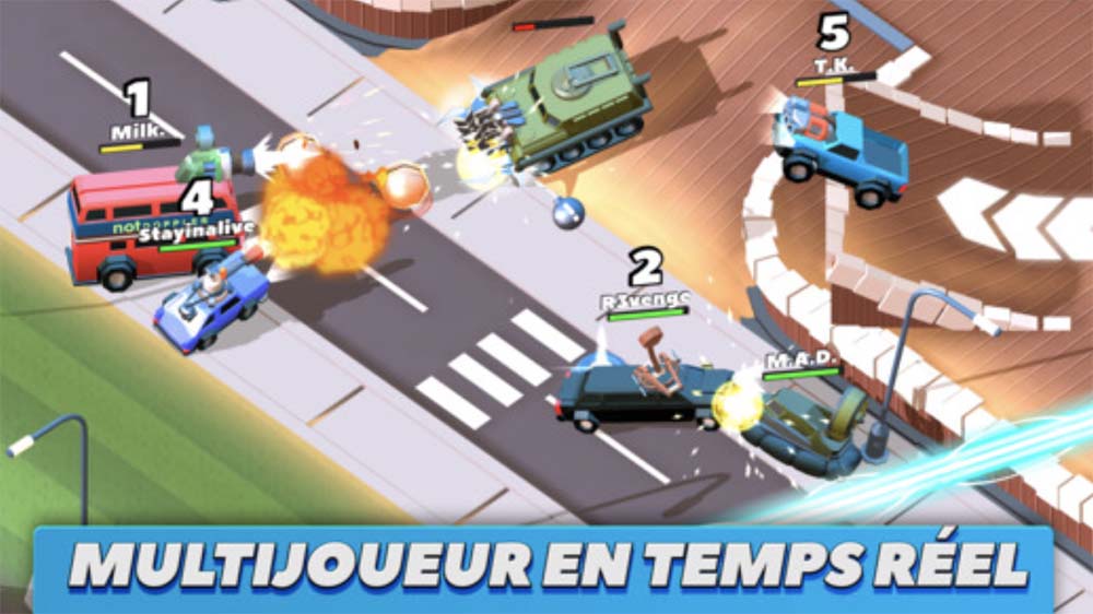 Crash of Cars revient avec une nouvelle carte multijoueur et 11 voitures supplémentaires