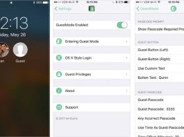 GuestMode 2 : ajout d'un mode invité sur iPhone / iPad jailbreakés sous iOS 10