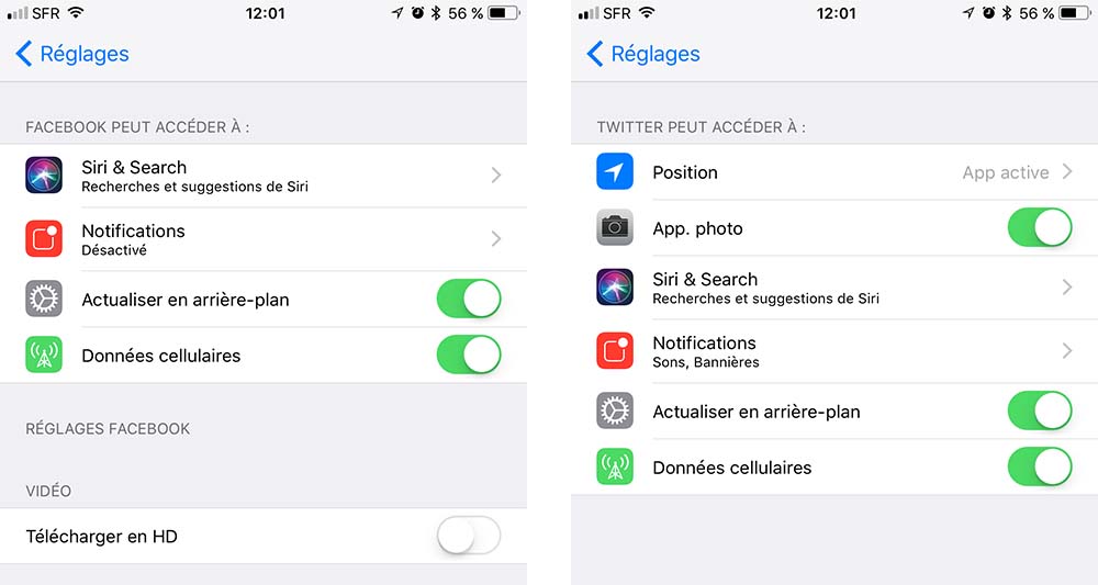 ios-11-facebook-twitter-natif-cest-fini iOS 11 - Facebook et Twitter en natif, c'est fini !