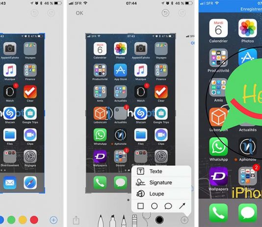 iOS 11 - les screenshots évoluent avec de nouvelles options d'édition [Vidéo]