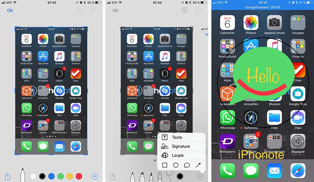 iOS 11 - les screenshots évoluent avec de nouvelles options d'édition [Vidéo]