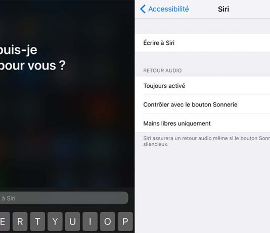 iOS 11 permet aussi d’écrire directement à Siri ! iOS 11 permet aussi d'écrire directement à Siri !