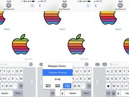 iOS 11 permet d'utiliser le clavier à une main sur iPhone