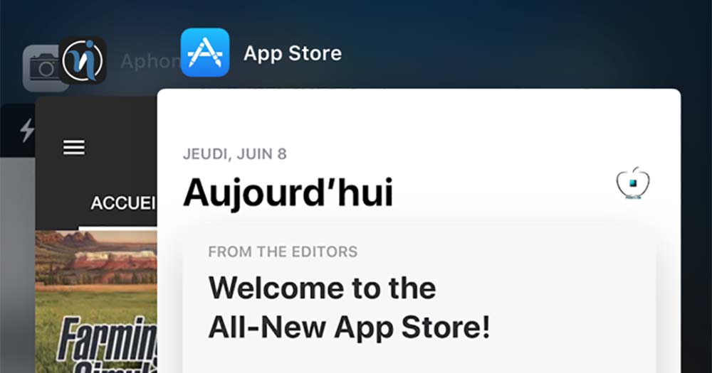 iOS 11 - une petite nouveauté dans le Dock Multitâche !
