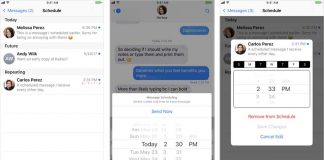 Kairos 2 permet de programmer des SMS par date et heure