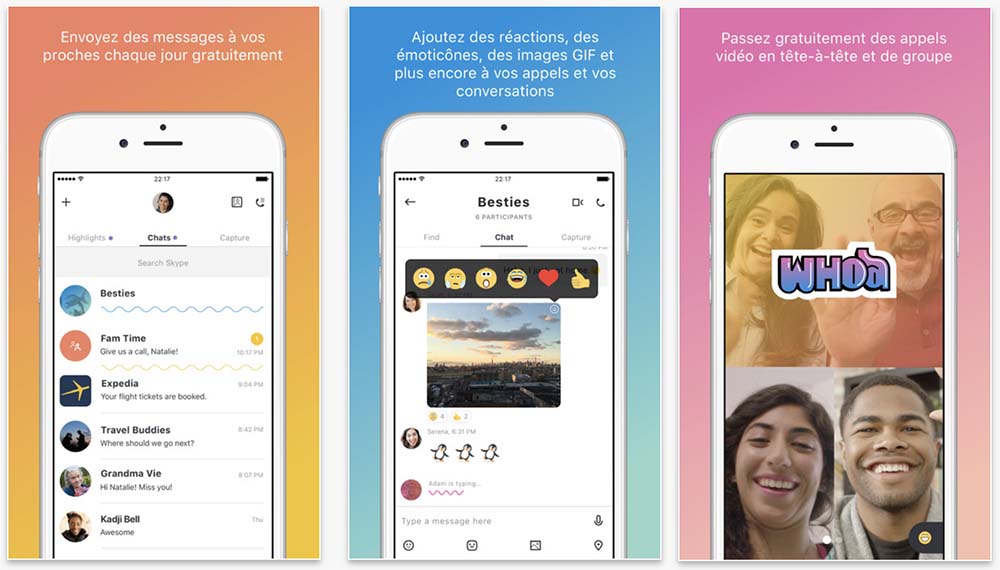 Le tout nouveau Skype est disponible sur iPhone !