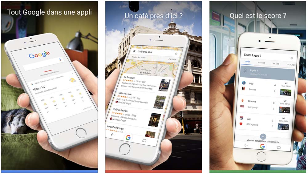 La recherche locale est maintenant active dans l'app Google