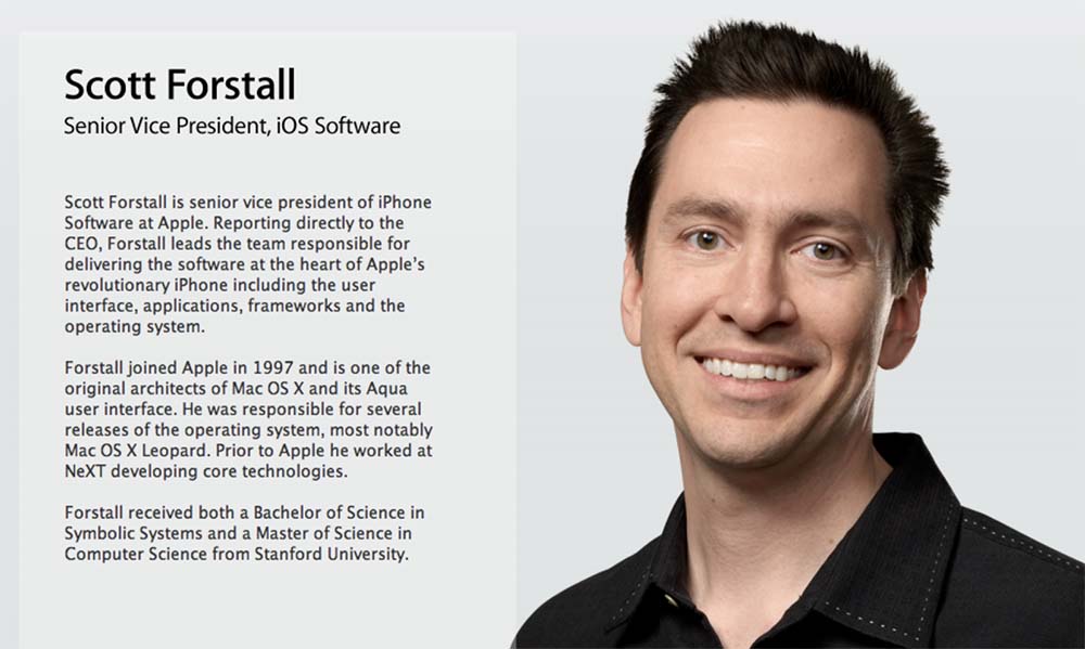 Scott Forstall racontera bientôt l'histoire du tout premier iPhone !