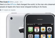Tim Cook : « Voici l’iPhone qui a changé le monde » !