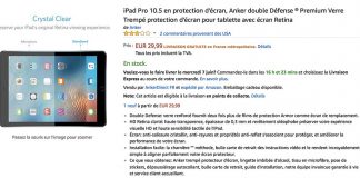 Une trace de l'iPad Pro 10,5 pouces par l'accessoiriste Anker sur Amazon