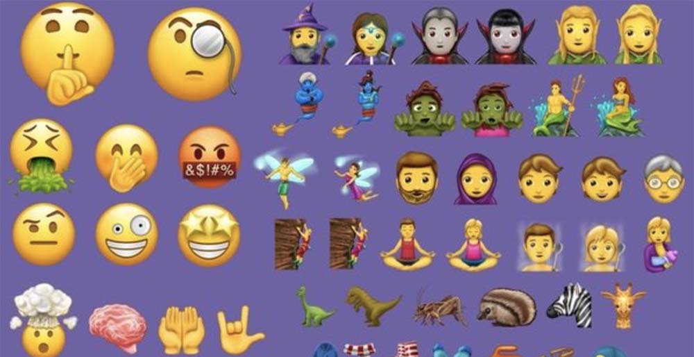Voici les 56 nouveaux emojis que recevra bientôt iOS