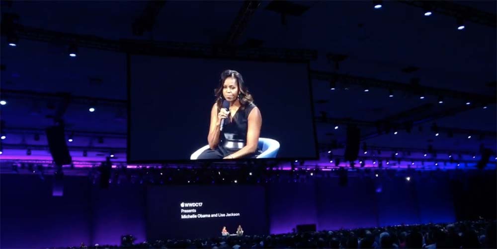 wwdc17-michelle-obama-parler-de-diversite-de-lenvironnement-plus #WWDC17 : Michelle Obama parle de la diversité, de l'environnement et plus encore