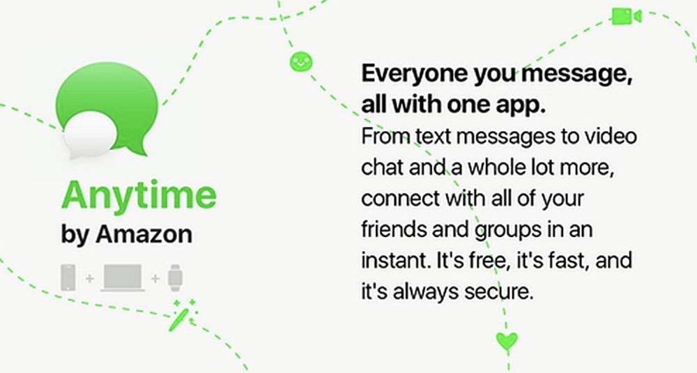 Amazon travaille sur Anytime, un nouveau service de messagerie pour iOS et Android