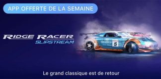 App de la semaine : Apple vous offre le jeu Ridge Racer Slipstream !