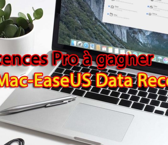 Concours : 5 licences Pro de Mac-EaseUS Data Recovery à gagner - Logiciel de récupération de données pour Mac