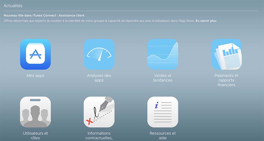 iTunes Connect : la nouvelle option « Customer Support » facilite la vie des développeurs