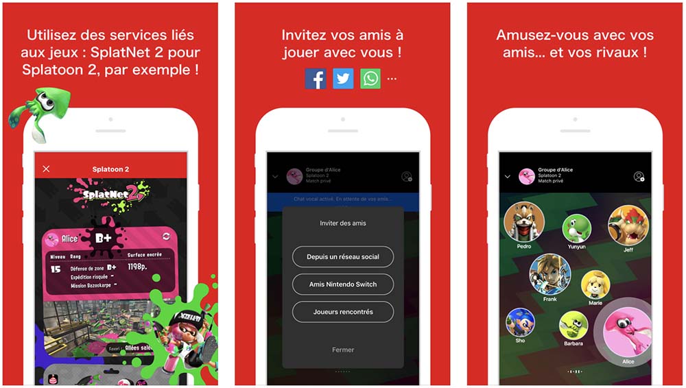 Nintendo Switch Online est disponible sur l'App Store