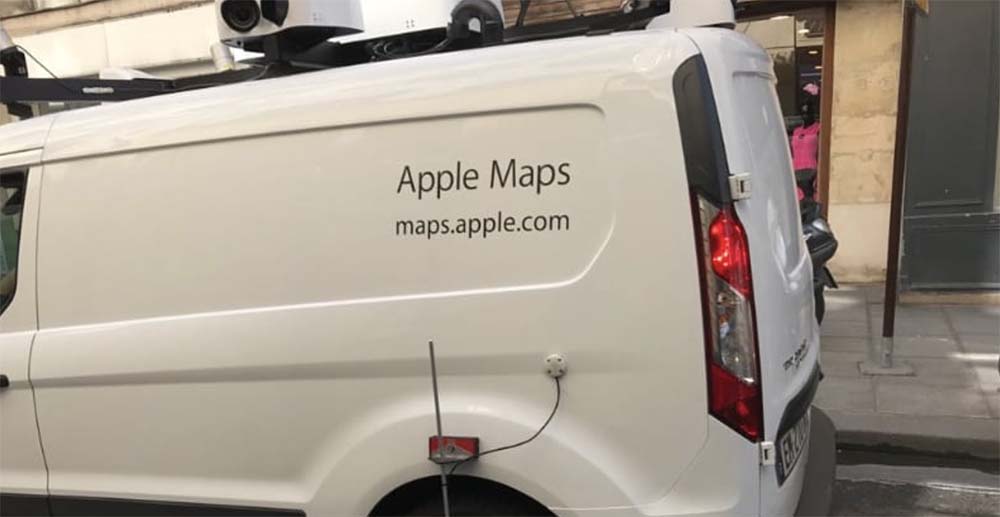 Plans : Apple a envoyé ses véhicules bardés de capteurs en Espagne
