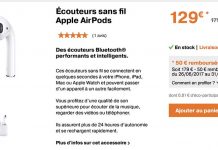 Promo : les AirPods à seulement 129€ au lieu de 179€ !