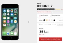 Promo iPhone 7 chez SFR jusqu'au 31 juillet inclus !